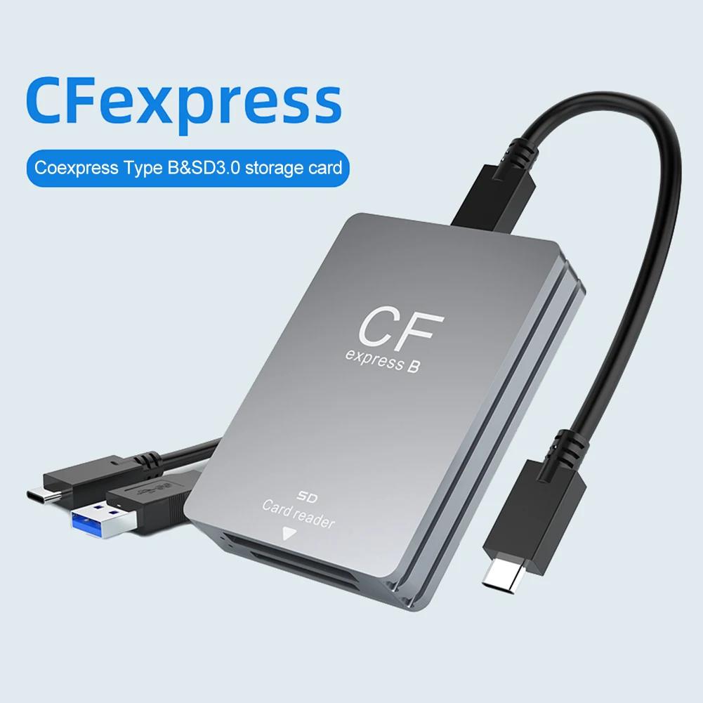 2 in 1 CFexpress B Ÿ SD ī , ī帮 , USB C USB C/A ̺ , ȵ̵, ,  OS SLR